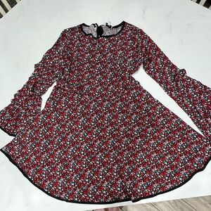 Floral Bell Sleeve Dress